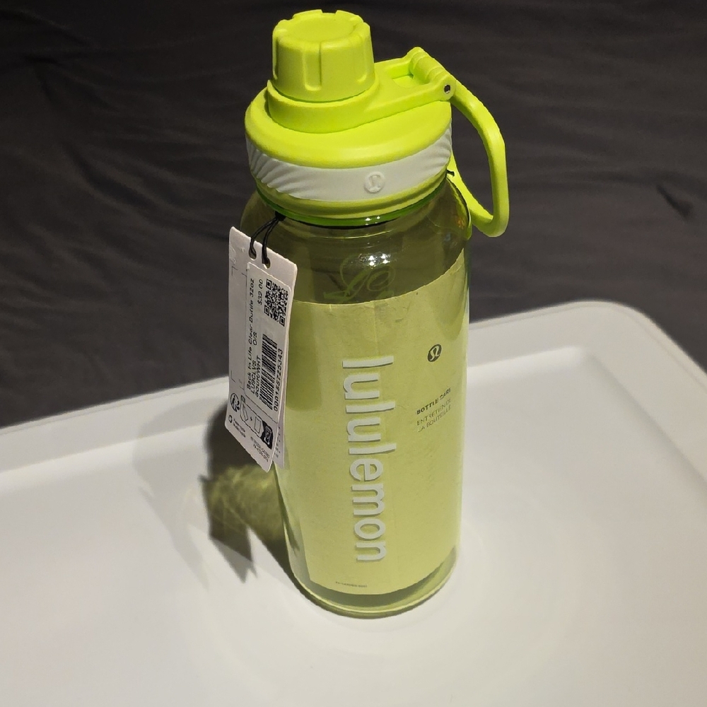 Lululemon Athletica Neon Yellow Water Bottle